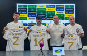 Raúl Pescador, Mario González y Álex García, presentados en sociedad por el Conquense