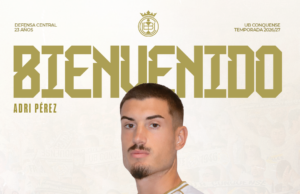 El central Adri Pérez, que llegó a debutar en Segunda, nuevo jugador del Conquense