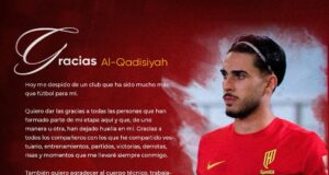 Álex Vergaz se marcha del Al Qadsiah después de dos años