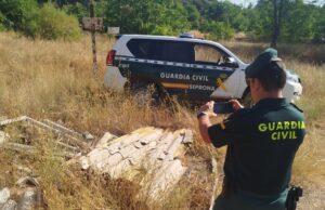 La Guardia Civil detiene en Cuenca a tres personas por la gestión de residuos de uralita con amianto