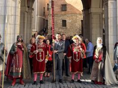 El Día de San Mateo comienza con la devolución del Pendón de Alfonso VIII a la Catedral