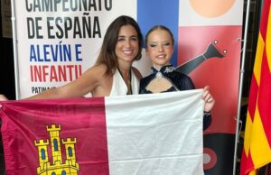 Amalia Puncel debuta entre las mejores de España y suma una valiosa experiencia en el Campeonato Nacional de Patinaje