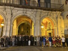 El Ayuntamiento de Cuenca realiza un minuto de silencio por las víctimas del terrible accidente ferroviario en Urda
