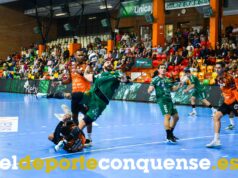 Un gol de Prokop en el último segundo deja al REBI Cuenca sin la victoria ante el Torrelavega (31-31)