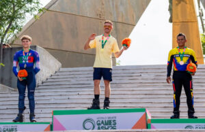 El quintanareño Pablo Soler toca el cielo con el oro mundial en contrarreloj de descenso en patines